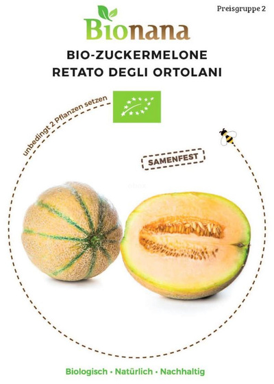 Produktfoto zu Saatgut Zuckermelone Retato Degli Orto.