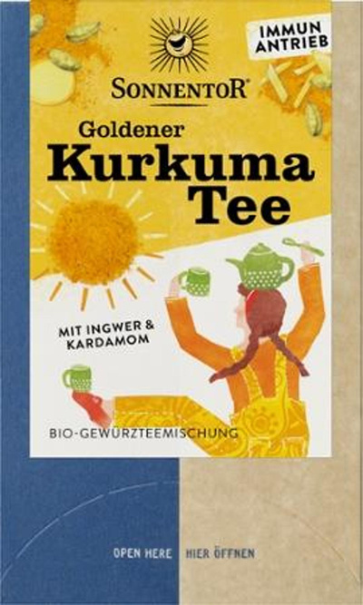 Produktfoto zu Goldener Kurkuma-Tee