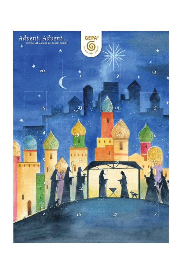 Produktfoto zu Adventskalender Vollmilchschokolade