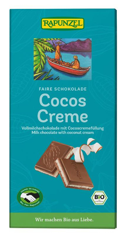 Produktfoto zu Schokolade Cocos-Creme