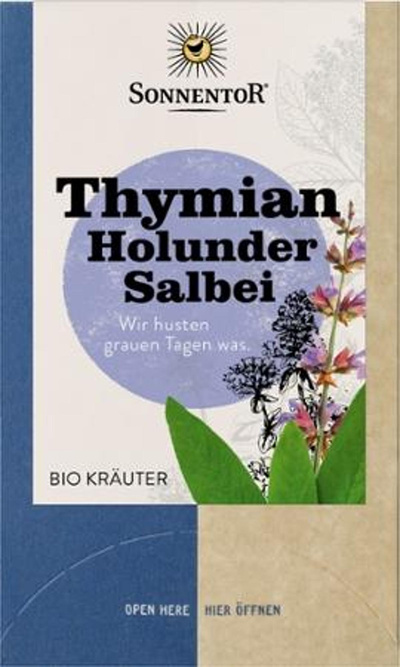 Produktfoto zu Thymian Holunder Salbei Tee