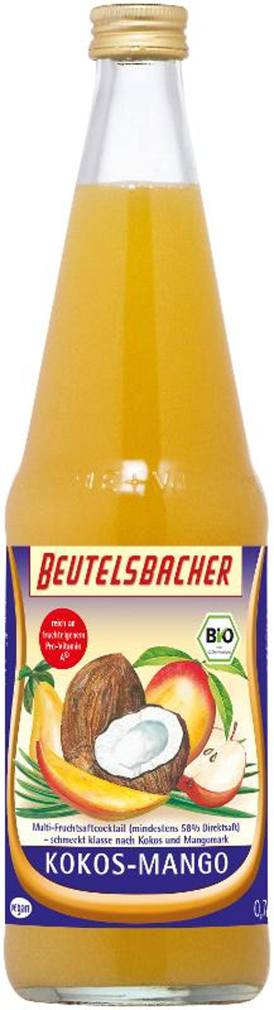 Produktfoto zu Kokos-Mango-Saft 0,7 l