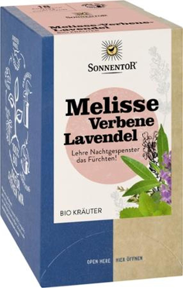 Produktfoto zu Melisse Verbene Lavendel Tee