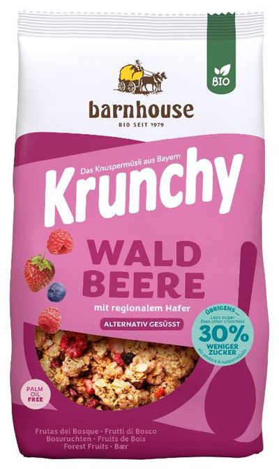 Produktfoto zu Krunchy Waldbeere weniger Zucker