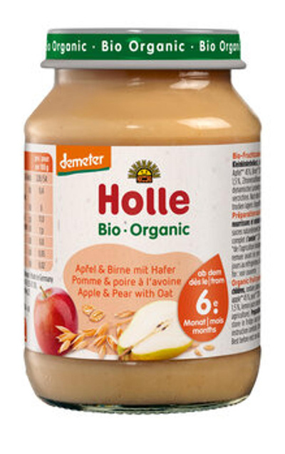 Produktfoto zu Apfel-Birne mit Hafer