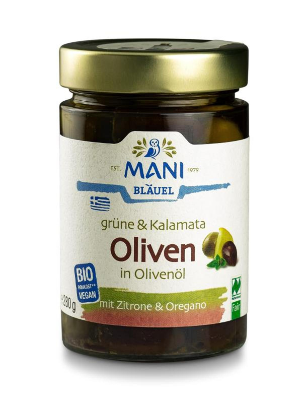 Produktfoto zu Grüne & Kalamata Oliven