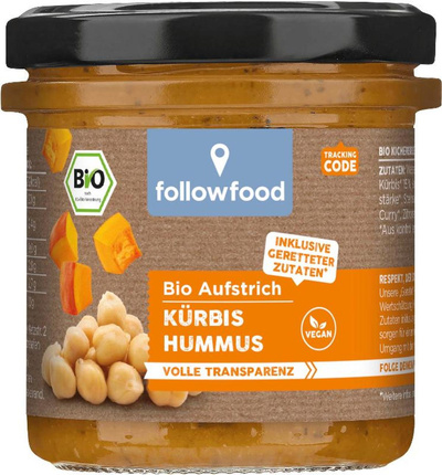 Produktfoto zu Aufstrich Kürbis Hummus