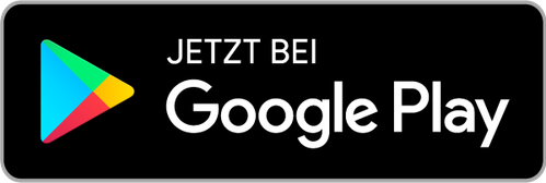 KI generiert: Das Bild zeigt einen Button mit der Aufschrift "JETZT BEI Google Play". Es weist darauf hin, dass etwas bei Google Play erhältlich ist.