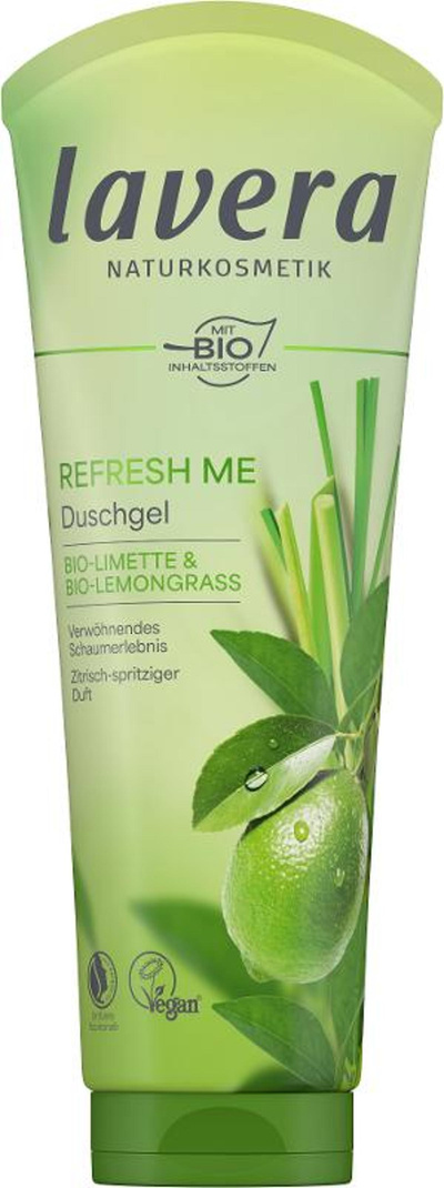 Produktfoto zu Duschgel Refresh me Bio Limette & Bio Lemongrass