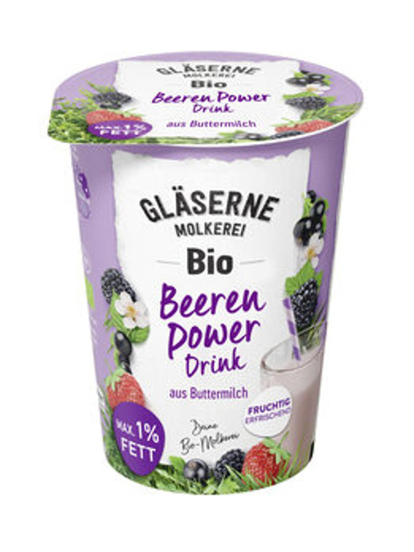 Produktfoto zu Buttermilch Drink Beeren Power