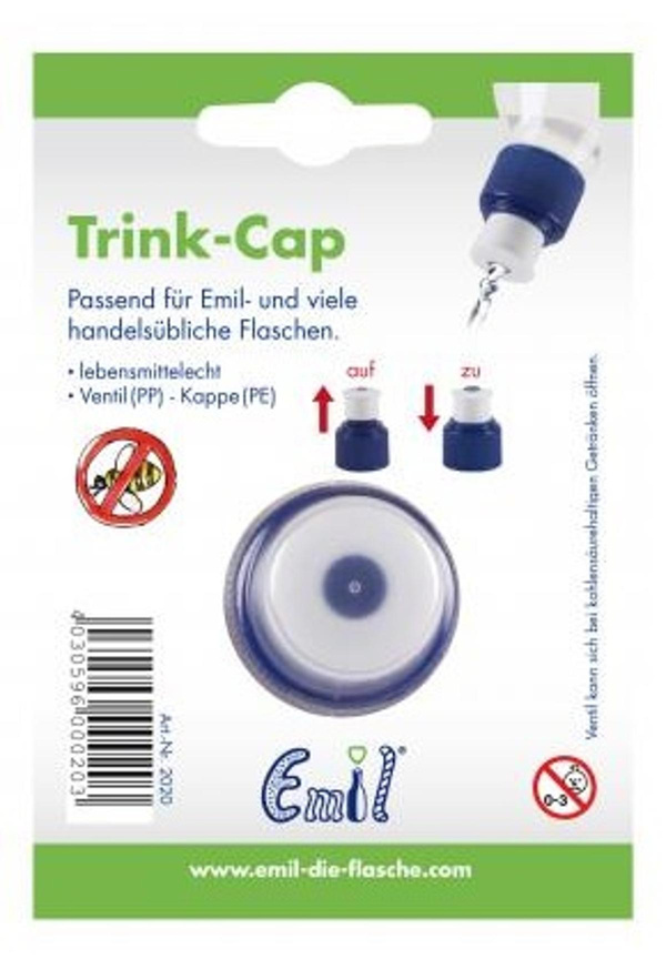 Produktfoto zu Trink-Cap Ziehventil für Emil-Flasche
