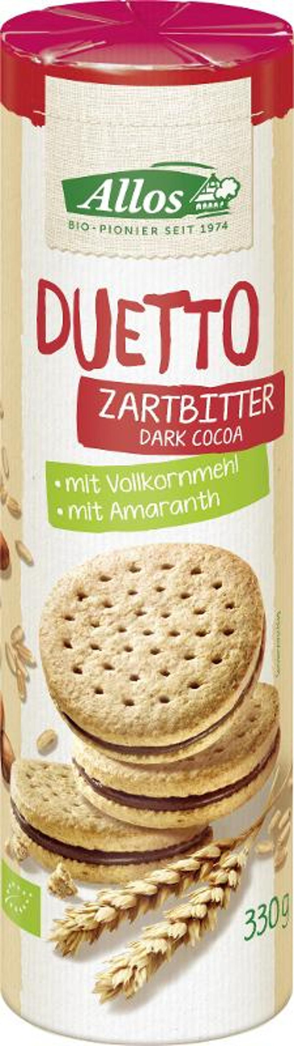 Produktfoto zu Duetto Doppelkekse Zartbitter
