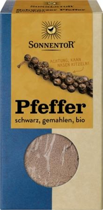 Produktfoto zu Pfeffer schwarz gemahlen