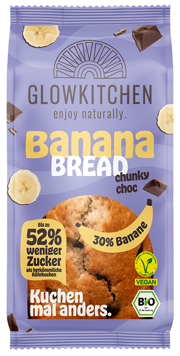 Produktfoto zu Bananenbrot Schoko