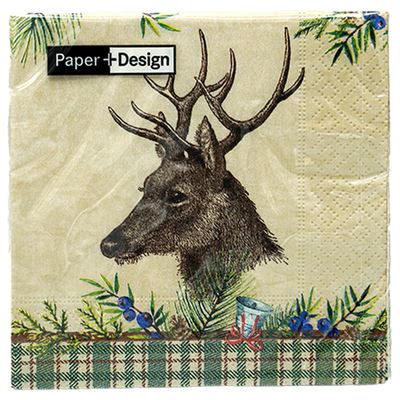Produktfoto zu Cocktailserviette  Deer