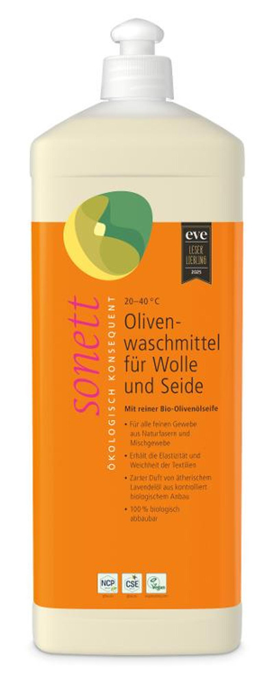 Produktfoto zu Olivenwaschmittel für Wolle & Seide