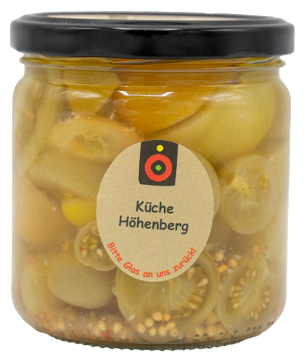 Produktfoto zu Grüne Tomaten mit Chili aus Höhenberg