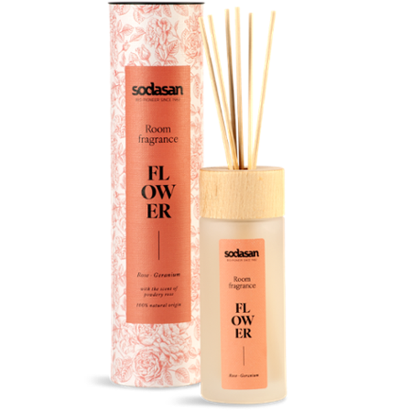 Produktfoto zu Bio-Raumduft Flower Rose Sodasan
