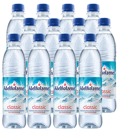 Produktfoto zu Adelholzener classic PET Kasten