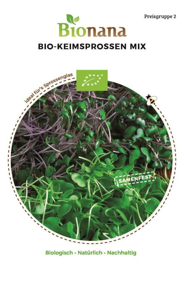 Produktfoto zu Saatgut Keimsprossen Mix