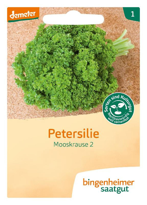 Produktfoto zu Saatgut Petersilie Mooskrause 2