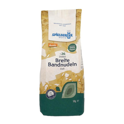 Produktfoto zu Breite Dinkel-Bandnudeln