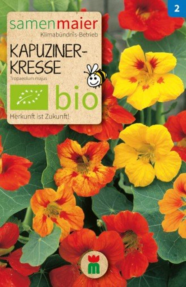 Produktfoto zu Saatgut Kapuzinerkresse nieder