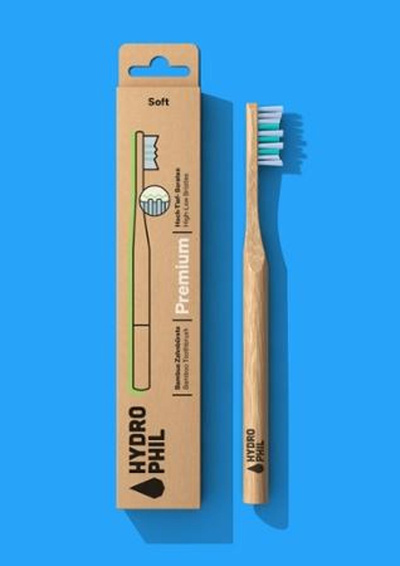 Produktfoto zu Bambuszahnbürste Premium Soft