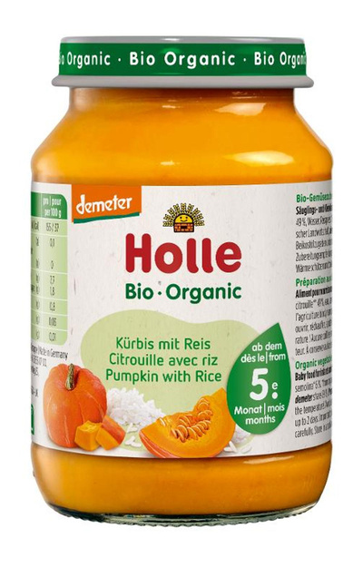 Produktfoto zu Babybrei Kürbis mit Reis