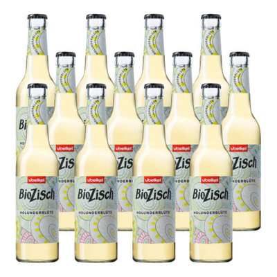 Produktfoto zu BioZisch Holunderblüte Kasten 12 x 0,33 l