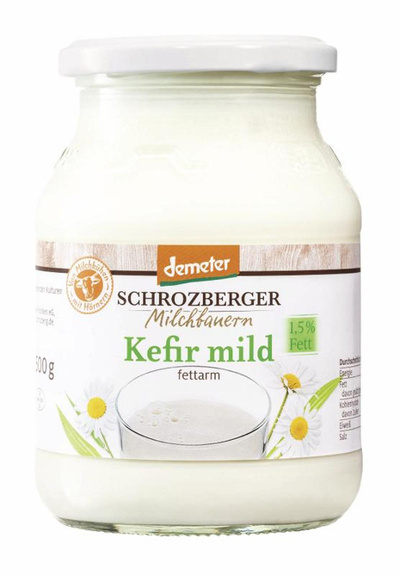 Produktfoto zu Kefir im Glas 1,5 %