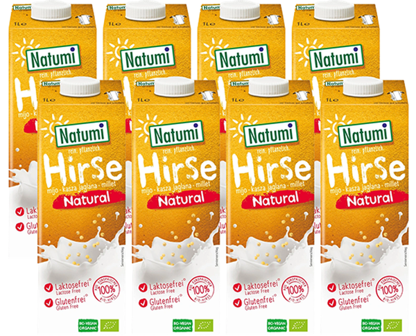 Produktfoto zu Hirse-Drink natural Gebinde