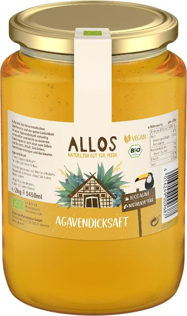 Produktfoto zu Agavendicksaft 3 x 2 kg
