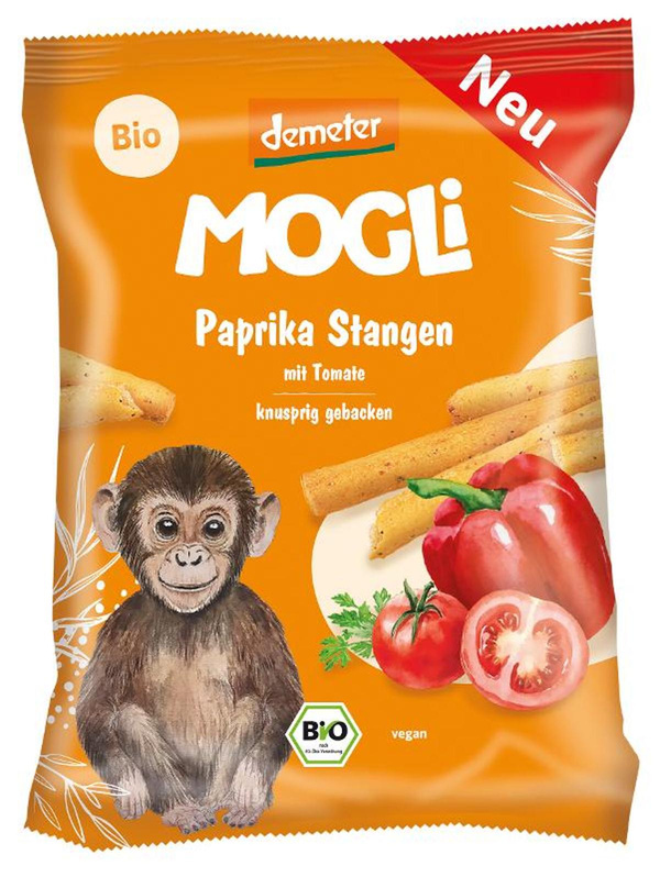 Produktfoto zu Mogli Paprika Stangen mit Tomate