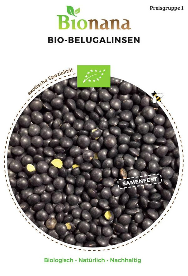 Produktfoto zu Saatgut Belugalinsen
