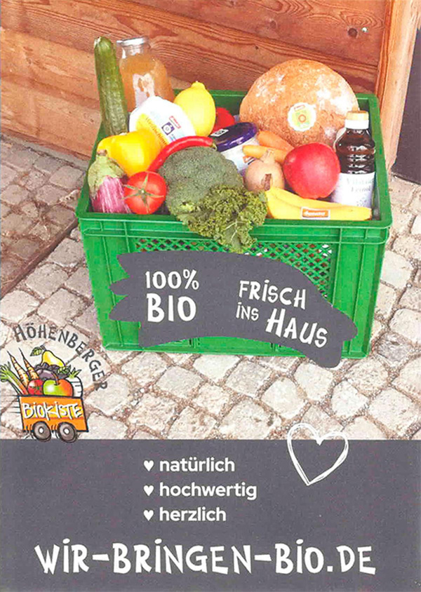 Produktfoto zu Flyer: Höhenberger Biokiste