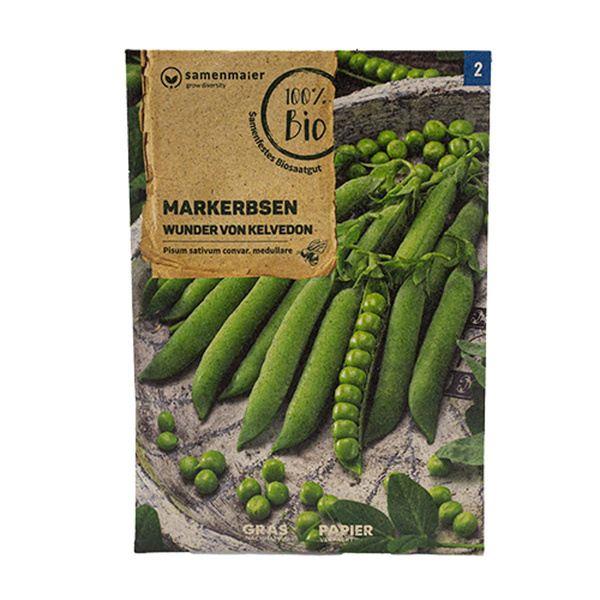 Produktfoto zu Saatgut Markerbsen Wunder von Kelvedon