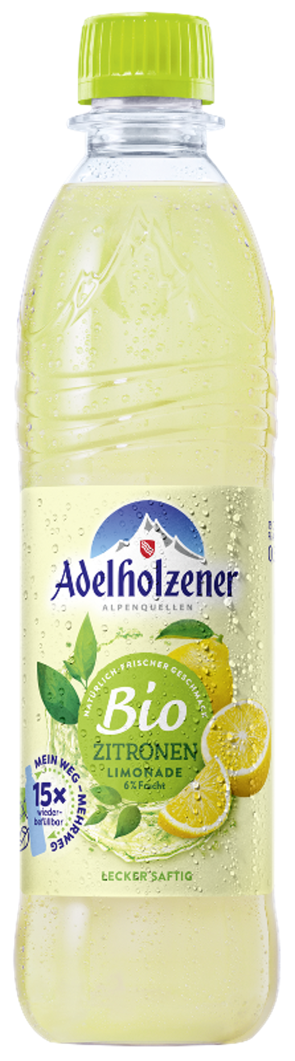 Produktfoto zu Adelholzener Zitronen Limonade 0,5 l