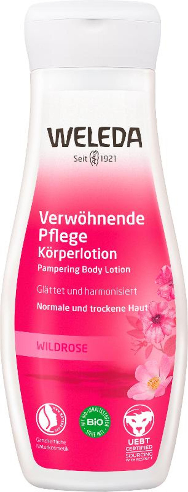 Produktfoto zu Verwöhnende Pflege Körperlotion Wildrose
