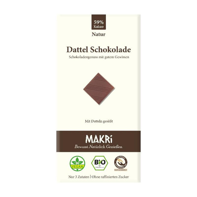 Produktfoto zu Dattel Schokolade Natur