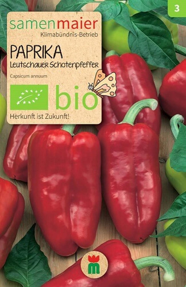 Produktfoto zu Saatgut Paprika Leutschauer Schotenpfeffer