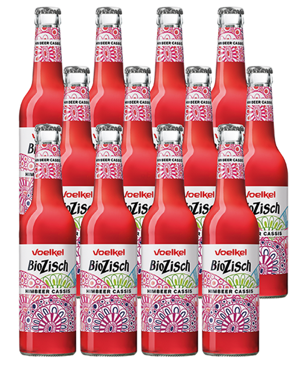 Produktfoto zu BioZisch Himbeer-Cassis Kasten