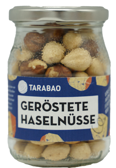 Produktfoto zu Geröstete Haselnüsse im Glas
