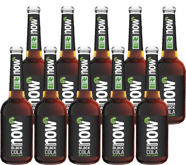 Produktfoto zu Now Black Cola 10 x 0,33 l