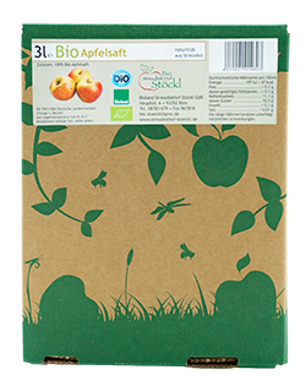 Produktfoto zu Apfelsaft Bag in Box 3 Liter