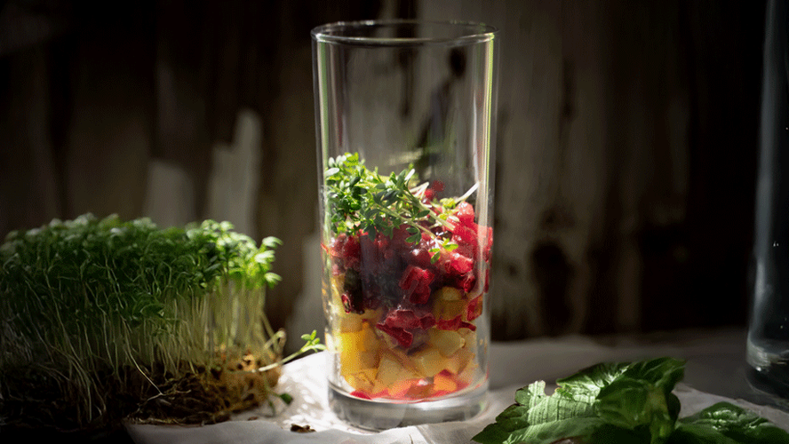 Rezeptbild für Buntgewürfelt