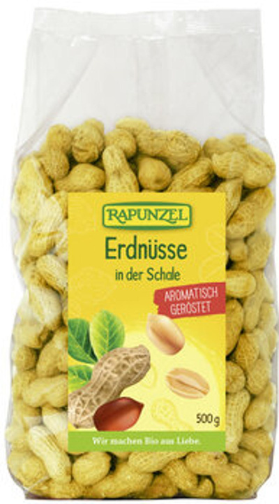 Produktfoto zu Erdnüsse in der Schale geröstet