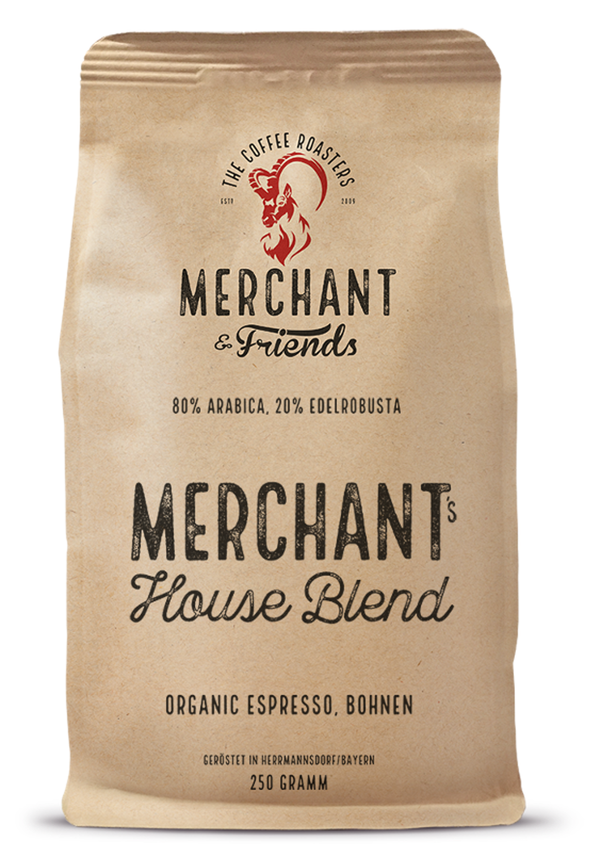 Produktfoto zu House Blend Espresso ganze Bohne