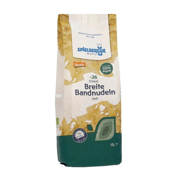 Produktfoto zu Breite Dinkel-Bandnudeln