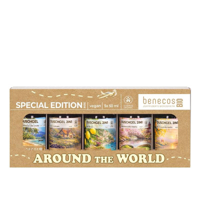 Produktfoto zu Set All around the world 5 x 50ml Mini Duschgel & Shampoo